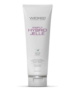 Wicked Sensual Care Simply Hybrid Jelle Lubricant - 4 oz