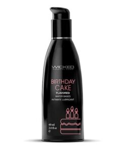 Wicked Sensual Care Water Based Lubricant - 2 oz Birthday Cake